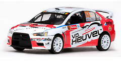 Vitesse Model Car 1/43 Mitsubishi Lancer Evolution X - R4 - #26 J.vd Heuvel/M.Kolman (Ypres Rally 2011)