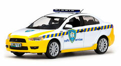 Vitesse Model Car 1/43 Mitsubishi Lancer South Africa Patrol Car (White/Yellow)