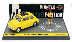 Brumm Diecast Complete Model 1/43 Fiat 500F w/Lupin the 3rd 