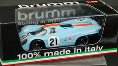 Brumm Diecast Complete Model 1/43 #21 Porsche 917K Scuderia JWA-Gulf 1970 Le Mans 24hour