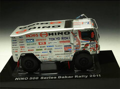 1/43 Hino Ranger Car No.2 2011 Dakar Rally Track Division Class Winning Vehicle #526 Driver: Teruhito Sugawara
