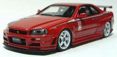 MIRAGE Resin Model 1/43 Nismo R34 GT-R S Tune Active Red