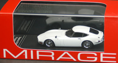 MIRAGE Resin Model 1/43 Toyota 2000GT (Pegasus White)