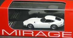 MIRAGE Resin Model 1/43 Toyota 2000GT (Pegasus White)