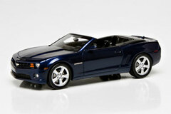 LUXURY Resin Model Car 1/43 Chevrolet Camaro SS Convertible 2011 (Imperial Blue)