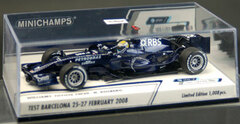 PMA 1/43 Williams Toyota FW30 #7 Barcelona Test 2008