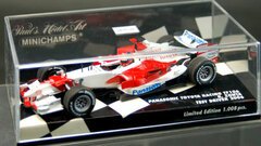 PMA 1/43 Panasonic Toyota TF106 Zonda Test Drive