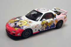 A-Team Mini Car Diecast Model 1/43 Alice Motors Alice RX-7 Anniversary Special