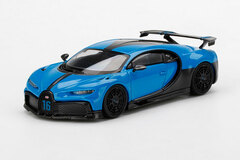1/43 Bugatti Chiron Pur Sport Blue Diecast Model