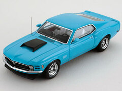 Post Hobby Custom Model Car 1/43 Ford Mustang BOSS 429 1970 (Blue)