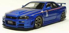 MIRAGE Resin Model 1/43 Nismo R34 GT-R R Tune Bay Side Blue