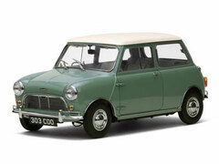 Sunstar Model Car 1/12 1960 Mini Austin Se7en De Luxe (Smoke Gray/ White)