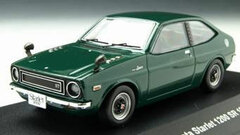 Diecast Complete Model 1/43 Toyota Starlet 1200SR 1973 Dark Green Metallic