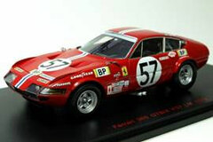 Red Line Complete Mini Car 1/43 Ferrari 365 GTB/4 1972 Le Mans 24 Hours Race #57