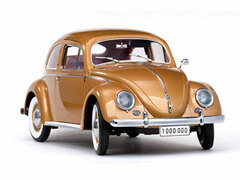 Sunstar Model Car 1/12 1955 Volkswagen Beetle Saloon (Gold)