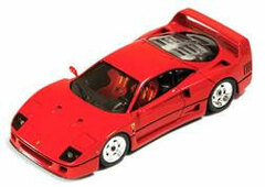 Red Line Complete Mini Car 1/43 Ferrari F40 Red