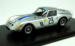 Red Line Complete Mini Car 1/43 Ferrari 250 GTO 1962 Le Mans 24 Hour Race