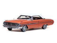 Sunstar Model Car 1/18 1964 Ford Galaxie 500 XL Hardtop (White/ Orange)