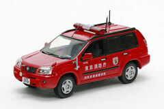 CARNEL Model Car 1/43 Nissan X-TRAIL(T30) 2005 Tokyo Fire Department Rescue Commander Vehicle