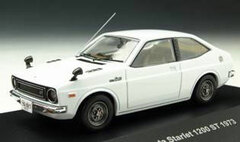 Diecast Complete Model 1/43 Toyota Starlet 1200ST 1973 White