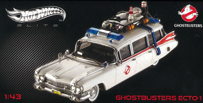 Mattel Elite Diecast Car 1/43 Ghostbusters Ecto 1