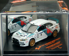 Vitesse Model Car 1/43 Mitsubishi Lancer Evolution X - #8 Y.Onishi/ H.Ichino