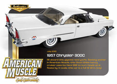 American Muscle Diecast Mini Car 1/18 1957 Chrysler 300C