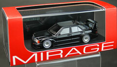 MIRAGE Resin Model 1/43 Mercedes-Benz 190E (Plane Color Model: Black)