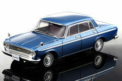 ENIF Diecast Model 1/43 Victoria Blue Metallic Toyota Crown Eight 1965s Style VG10-A Model