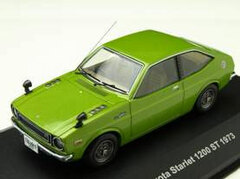 1/43 Toyota Starlet 1200ST 1973 Light Green Metallic
