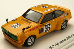 Rave Collection Resin 1/43 Toyota Starlet 1973 Fuji Victory 200km 2nd Place #36 Driver: Nobuhide Tachi