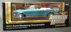 American Muscle Diecast Mini Car 1/18 1965 Mustang Convertible