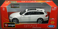 Bburago Mini Car 1/24 BMW 3 Series Touring (White)
