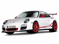 Bburago Mini Car 1/18 Porsche 911 GT3 RS (White)