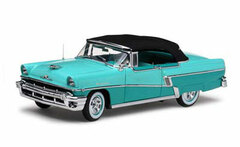 Sunstar Model Car 1/18 1956 Mercury Montclair Closed Convertible (Black/ Green)