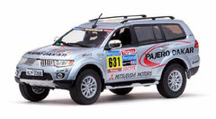 Vitesse Model Car 1/43 Mitsubishi Pajero Sports - 2010 Dakar Rally (Team Service Car)