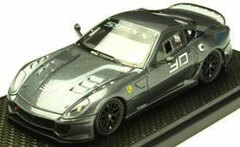 BBR Resin Complete Model 1/43 Ferrari 599XX Valencia 2010 Silver Stone Gray No.20