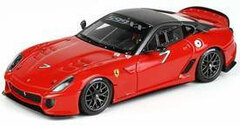 BBR Resin Complete Model 1/43 Ferrari 599XX Homestead Miami 2010 Corsa Red/Matte Gray Roof No.7