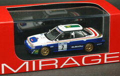 MIRAGE Diecast Model 1/43 SUBARU Legacy RS(#2) 1991 Manx
