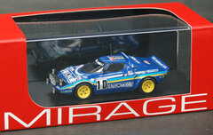 MIRAGE Diecast Model 1/43 Lancia Stratos HF(#1) 1981 Tour de Corse Winner B.Darniche / A.Mahe