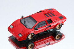 Post Hobby Custom Model Car 1/64 Lamborghini Countach LP400S (Red)