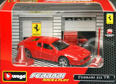 Bburago Mini Car 1/43 Ferrarri 512TR (Red)