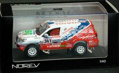 Norev Complete Model 1/43 Toyota Landcruiser 2010 Dakar Rally No.341