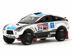 Model Car 1/43 Mitsubishi Lancer - #314 C.Sousa/M.Baumel 2010 DAKAR RALLY Winner of the Petrol category