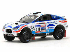 Vitesse Model Car 1/43 Mitsubishi Lancer - #311 O.Terranova/P.Maimon 2010 DAKAR RALLY