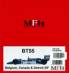 Full Detail Kit 1/20 BT55 ver.A Belgian, Canadian, Detroit GP