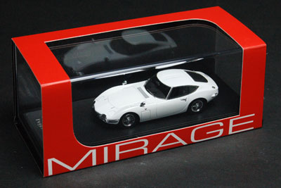 MIRAGE Resin Model 1/43 Toyota 2000GT Pegasus White