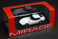 MIRAGE Resin Model 1/43 Toyota 2000GT Pegasus White