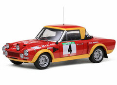 Model Car 1/18 Fiat 124 ABARTH RALLYE - #4 M.Alen / I. Kivimaki - Winner Rallye de Portugal 1974