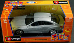 Bburago Mini Car 1/32 Mercedes Benz E Class Coupe (Silver)